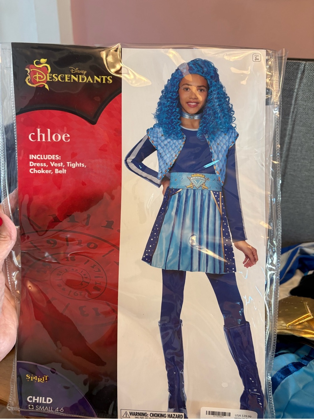 Disney Descendants Rise of Red Chloe Small Kids Costume